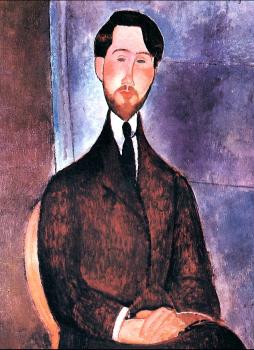 Amedeo Modigliani : Leopold Zborowski seated